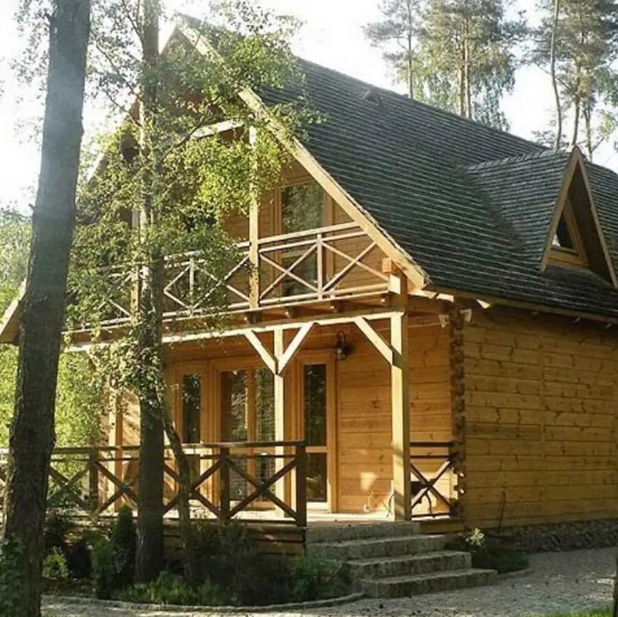 domy z bala łochów